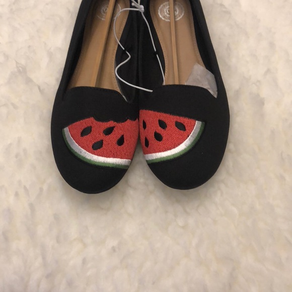 SO Anchovy Women's Watermelon Ballet Flats, NWT - Picture 2 of 3